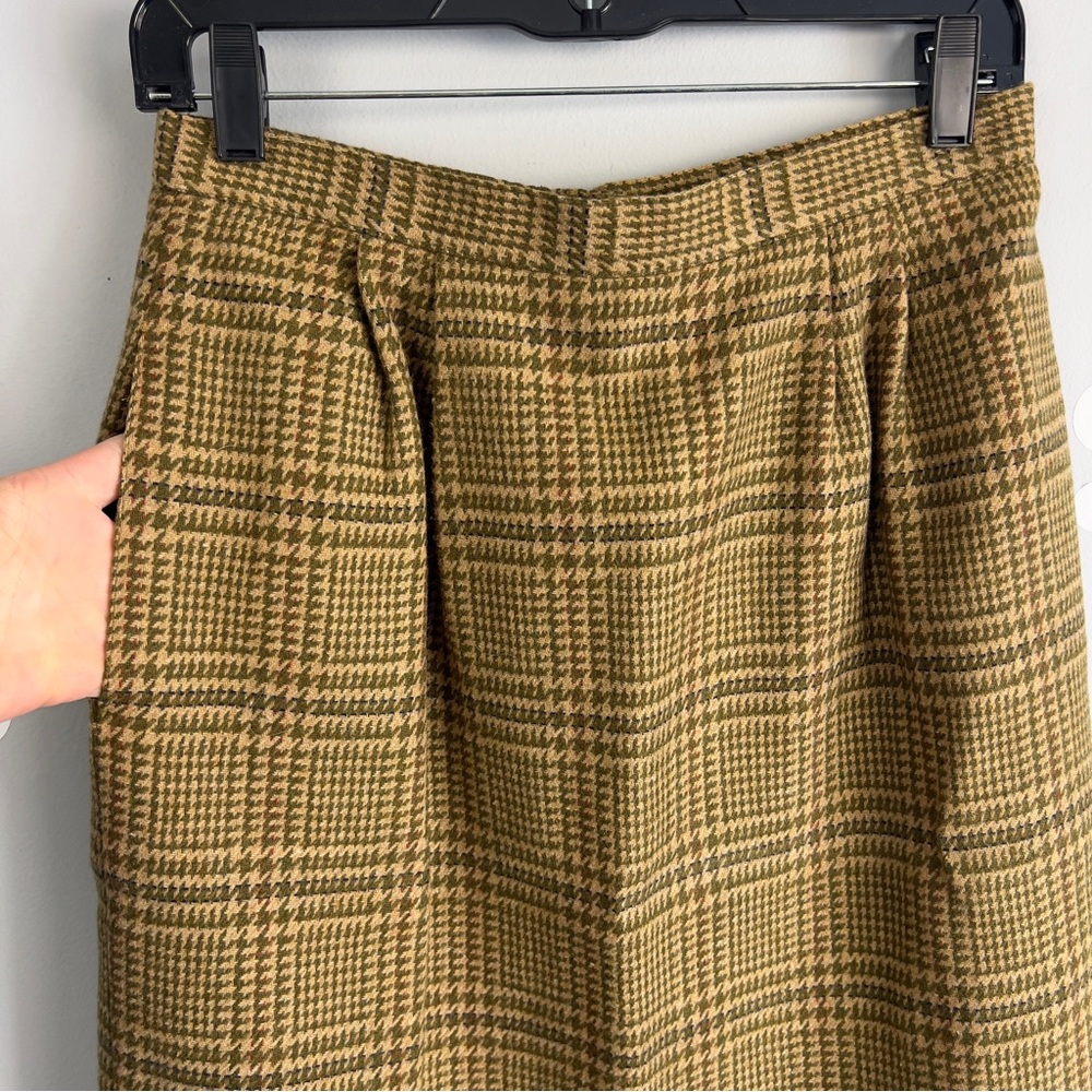 Le Suit Vintage 1980s Houndstooth Blazer Skirt Set Size 10 - Picture 11 of 15